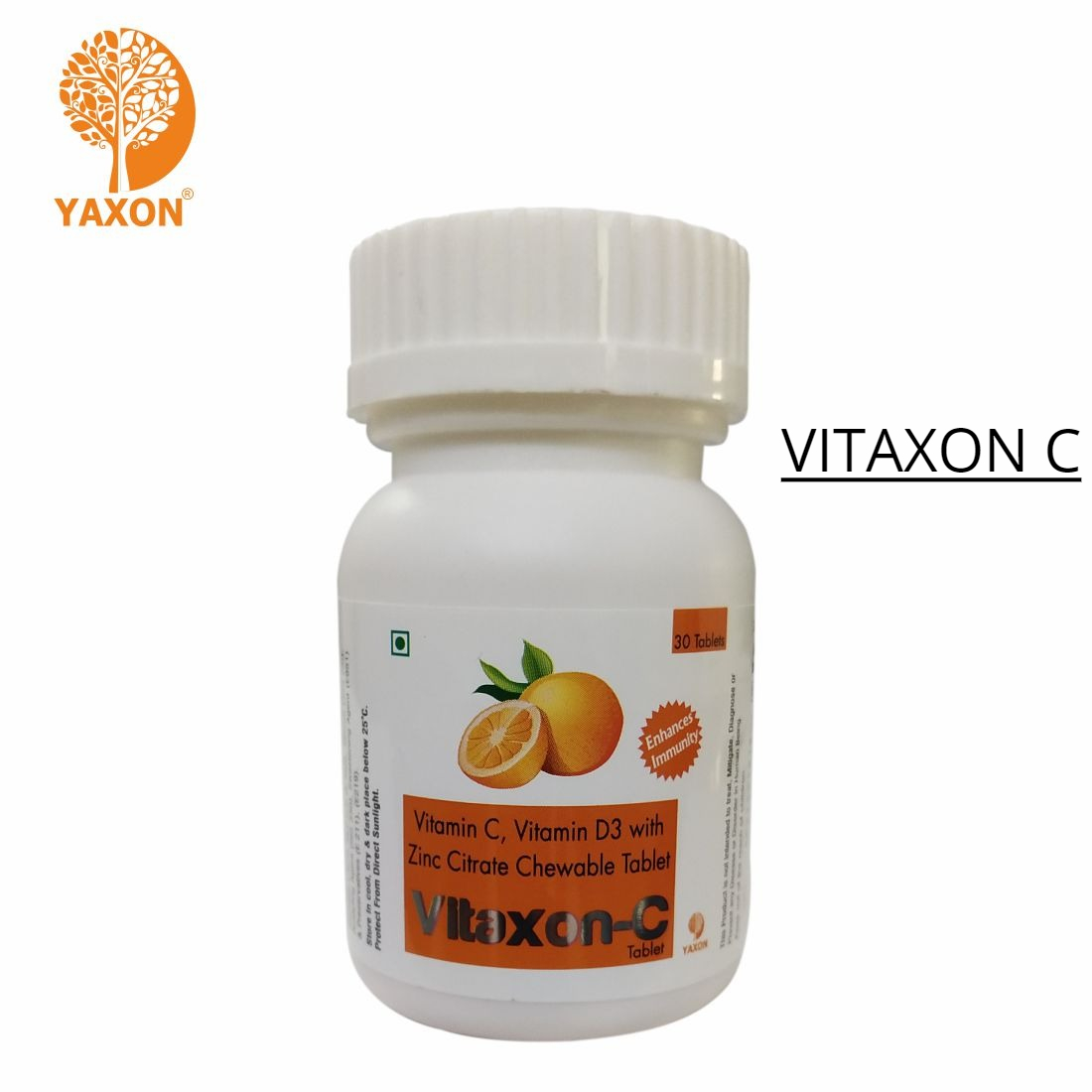 YAXON VITAXON C Chewable Tablets Bottle Pack